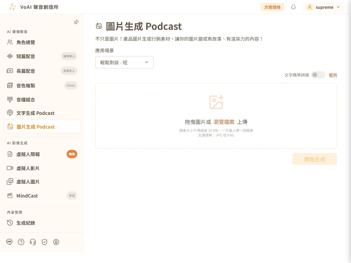 圖片生成 Podcast